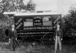 Horse drawn mission bus
